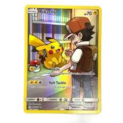 2019 Pokemon TCG Sun & Moon Cosmic Eclipse Pikachu (Secret) 241/236 HOLO RARE - Image 1