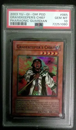 ðŸ’«YUGIOH Gravekeeper's Chief PGD-065 Unlimited | PSA 10 Gem Mint â€“ Pharaonic  - Image 1