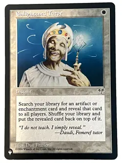 Enlightened Tutor  - MTG - The List Reprints - LP - Image 1
