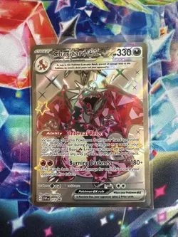 PokÃ©mon TCG Charizard EX Scarlet & Violet Paldean Fates Holo Card Promo - Image 1