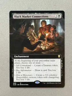 Black Market Connections (Extended Art) #620 MTG Commander Legends Baldurâ€™s Gate - Image 1