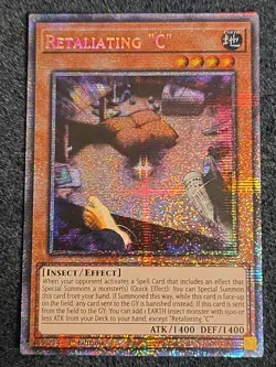 1x (M/NM) - Retaliating C - MP25-EN027 - Starlight Rare - 1st Edition Yugioh - Image 1