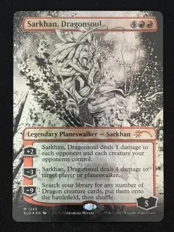 1x MTG Sarkhan, Dragonsoul (Borderless, Foil) - Secret Lair Drop Series (SLD) - Image 1