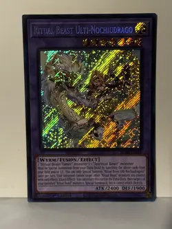 Ritual Beast Ulti-Nochiudrago Secret Rare BLTR-EN018 1st Ed Yugioh NM - Image 1