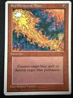 Red Elemental Blast MTG Core Set 4th Edition Regular - Image 1