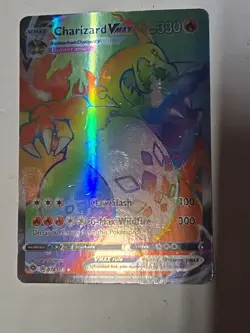 Charizard VMAX Rainbow Secret Rare 74/73 Champions Path Holo Pokemon TCG - Image 2