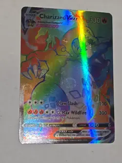 Charizard VMAX Rainbow Secret Rare 74/73 Champions Path Holo Pokemon TCG - Image 3