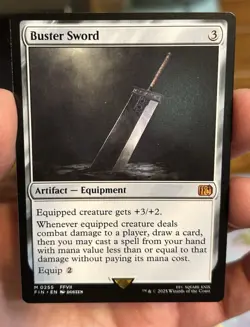 Buster Sword (Regular) Final Fantasy Mtg LP - Image 1