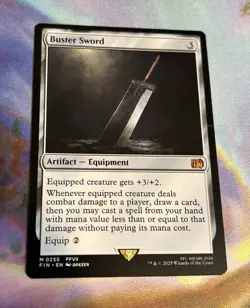 Buster Sword (Regular) Final Fantasy Mtg LP - Image 2