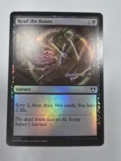 Read the Bones Commander Masters Foil Magic The Gathering Mtg  - Image 1