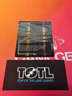 MTG NM Marsh Flats (Borderless) (Dragonscale Foil) Special Guests Foil - Image 3