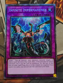 Yugioh -  Infinite Impermanence MP25-EN032 Starlight Rare IN HAND - Image 1