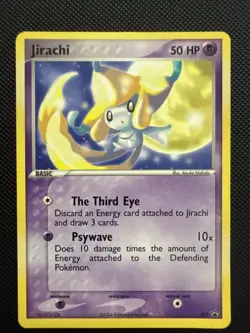 Jirachi 021 Wish Maker DVD Release Nintendo Regular Black Star Promo Pokemon - Image 1
