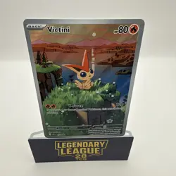 Victini SVP 208 Illustration Rare Black Star Promo Black & White Pokemon - Image 4