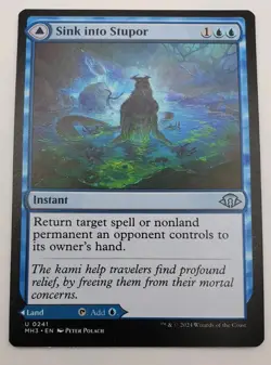 Sink Into Stupor Soporific Springs Modern Horizons 3 MH3 #241 MTG Magic Regular - Image 1