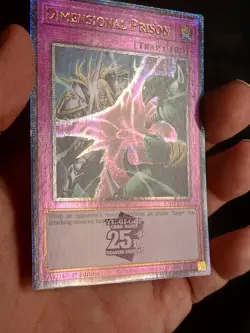 Yugioh Dimensional Prison RA04-EN132 Quarter Century Secret Rare 1st Edition NM - Image 5