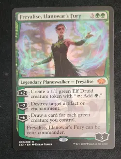 MTG Freyalise, Llanowar's Fury â€“ Commander Collection: Green â€“ Mythic Rare â€“ NM - Image 1
