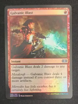 MTG Galvanic Blast â€“ Double Masters â€“ Uncommon Foil â€“ Near Mint - Image 1