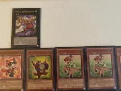 YUGIOH  Number 64: Ronin Raccoon Sandayu Deck 41 - Cards with BRAND NEW Sleeves - Image 11