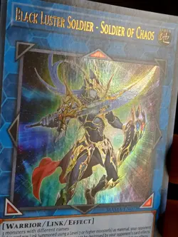BLACK LUSTER OF CHAOS SOLDIER OF CHAOS  1ST ULTRA RARE MAMA-EN073 YUGIOH! - Image 3