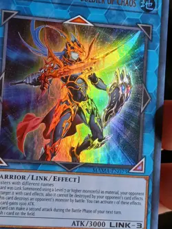 BLACK LUSTER OF CHAOS SOLDIER OF CHAOS  1ST ULTRA RARE MAMA-EN073 YUGIOH! - Image 4