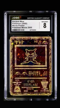 Ancient Mew 2000 Movie Promo PokÃ©mon Card CGC 8 NM/Mint - Image 1