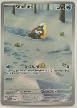 Snorunt (188/182) Illustration Rare | Pokemon TCG SV04 Paradox Rift | Near Mint - Image 1