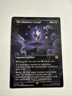 MTG The Darkness Crystal (Borderless) Final Fantasy Non Foil - Image 1