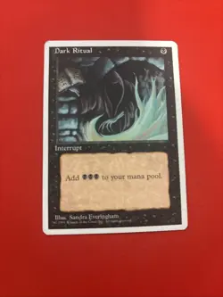 Dark Ritual MTG Core Set 4th Edition Regular 1995 Magic The Gathering - Image 1