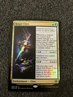 Magic The Gathering MTG - Rogue Class Foil - AFR - Image 1