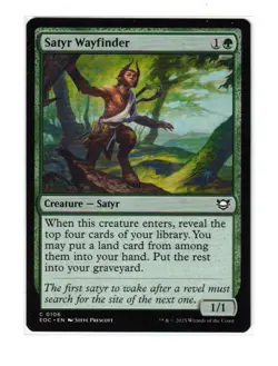MTG - NM - Satyr Wayfinder - Commander: Edge of Eternities 106 - Image 1