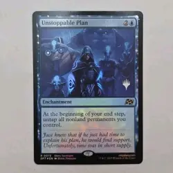 Unstoppable Plan Aetherdrift MTG Magic The Gathering M/NM Promo Foil  - Image 1