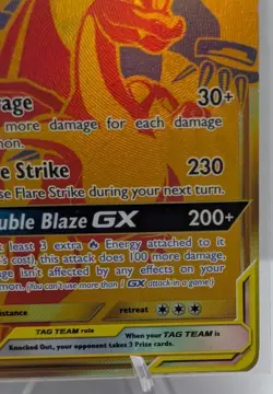 Pokemon SM247 Reshiram & Charizard GX Promo Card NM - Image 5