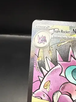 Pokemon Team Rockets Nidoking EX Sir 233/132 Destined Rivals - Image 6