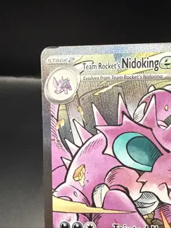 Pokemon Team Rockets Nidoking EX Sir 233/132 Destined Rivals - Image 8