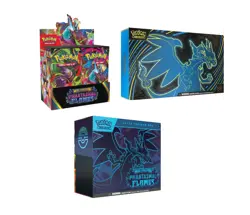 Pokemon TCG Mega Evolution Phantasmal Flames Combo Set (BBX + ETB +UPC) NEW - Image 1