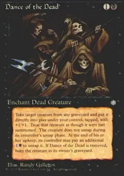 MTG Dance of the Dead, Moderate Play, English Ice Age - Image 1