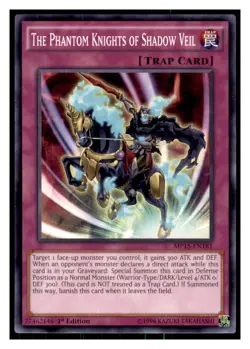 Yugioh The Phantom Knights of Shadow Veil #MP15-EN181 2015 Mega-Tins LP - Image 1