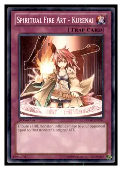 Yugioh Spiritual Fire Art #SDOK-EN036 Structure Deck LP - Image 1
