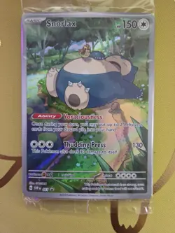 PokÃ©mon TCG Snorlax 051 Scarlet & Violet 151 Holo Promo Card Sealed NM - Image 1