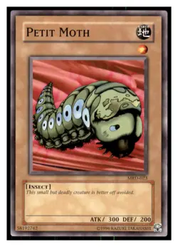 Yugioh Petit Moth #MRD-023 Metal Raiders LP - Image 1