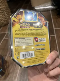Pokemon Hidden Fates Tins Charizard Gyarados Raichu GX Boxes - Set of 3 - Image 10