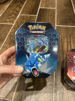 Pokemon Hidden Fates Tins Charizard Gyarados Raichu GX Boxes - Set of 3 - Image 2