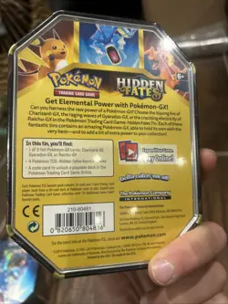 Pokemon Hidden Fates Tins Charizard Gyarados Raichu GX Boxes - Set of 3 - Image 7