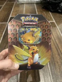 Pokemon Hidden Fates Tins Charizard Gyarados Raichu GX Boxes - Set of 3 - Image 8