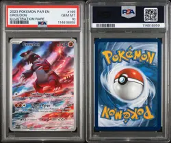 Pokemon Groudon 199/182 SV04 Paradox Rift Illustration Rare Holo PSA 10 Gem Mint - Image 2