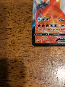 Pokemon Holo Charizard VMAX Darkness Ablaze Ultra Rare Full Art 020/189 NM Card - Image 5