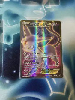 Espeon EX Full Art Ultra Rare Pokemon Card 117/122 Breakpoint NM - Image 1
