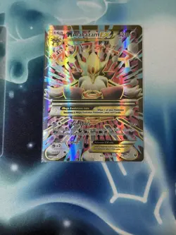 PokÃ©mon TCG Mega-Alakazam-EX Fates Collide Holo Card 118/124 Full Art Ultra Rare - Image 1
