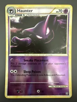 Haunter 35/102 Triumphant Reverse Holo Uncommon Pokemon TCG - NM - Image 1